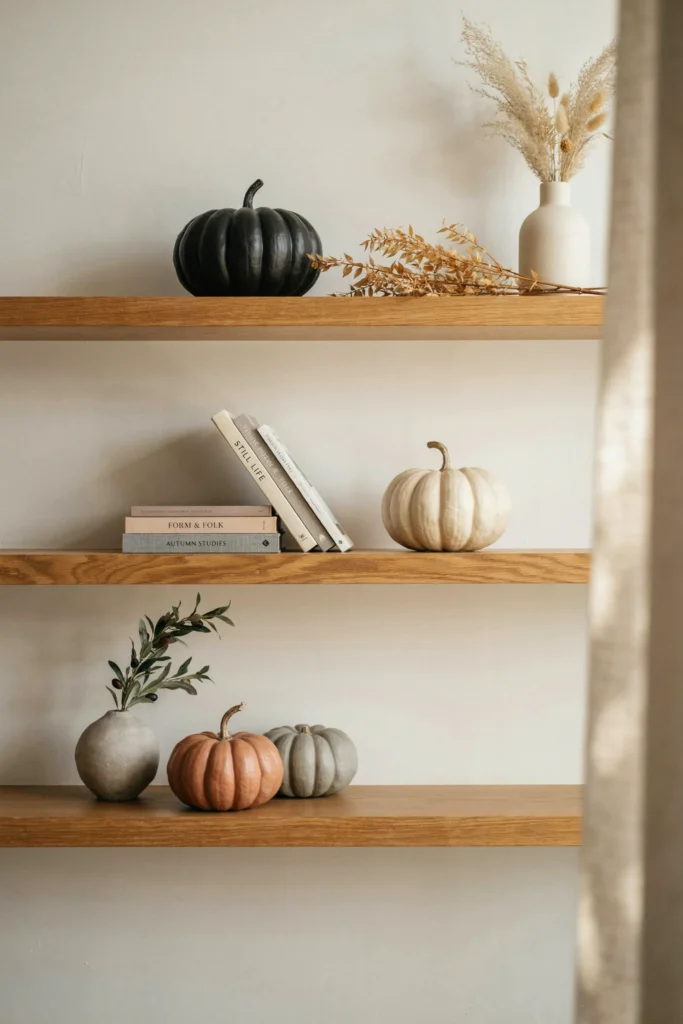 Sculptural Pumpkin Shelf
