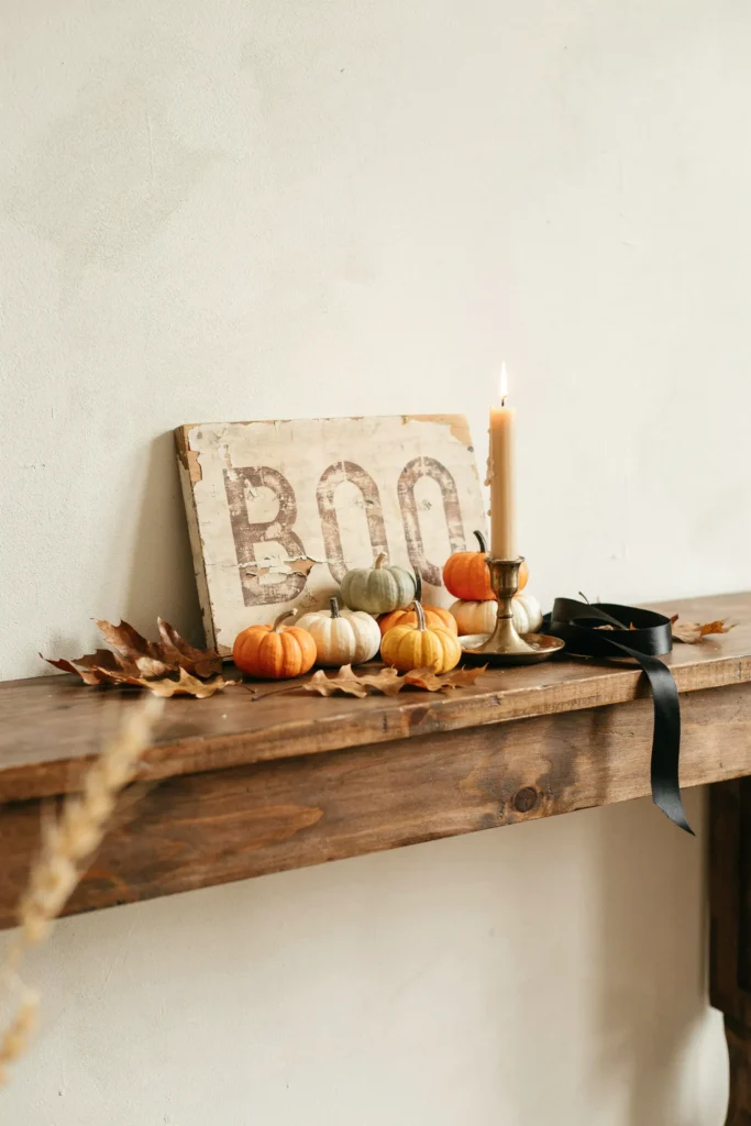 22 Vintage Halloween Decor Ideas for a Nostalgic 2026 20 Sepia Halloween Sign
