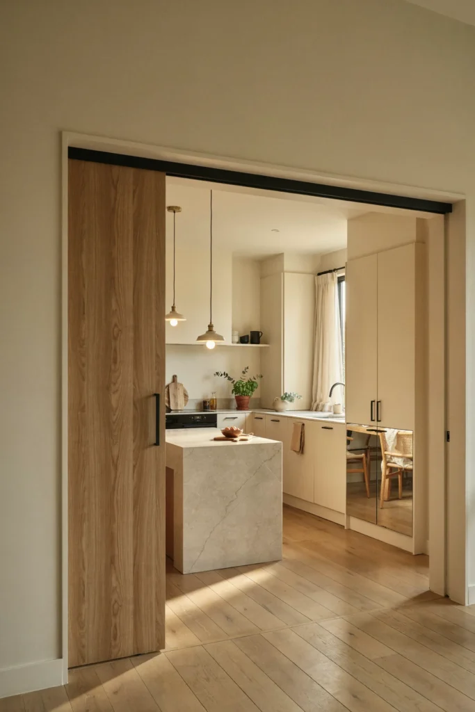 Sliding Wood Panels