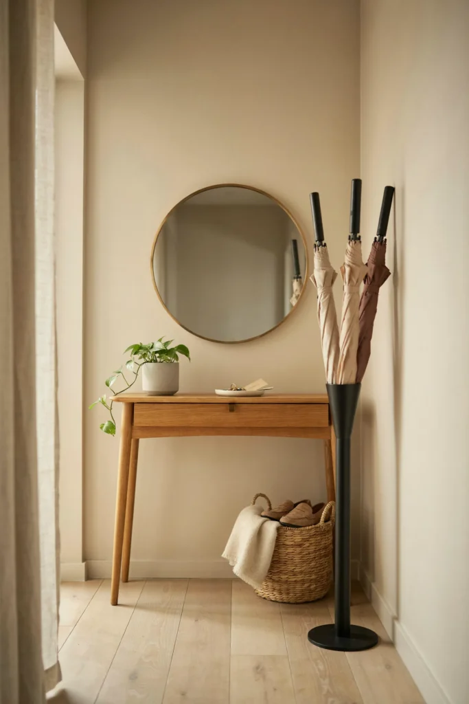 23 Narrow Entryway Ideas for Small Spaces You'll Love 15 Slim Umbrella Stand