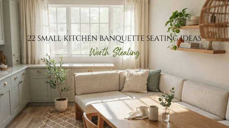 Small Kitchen Banquette Seating Ideas