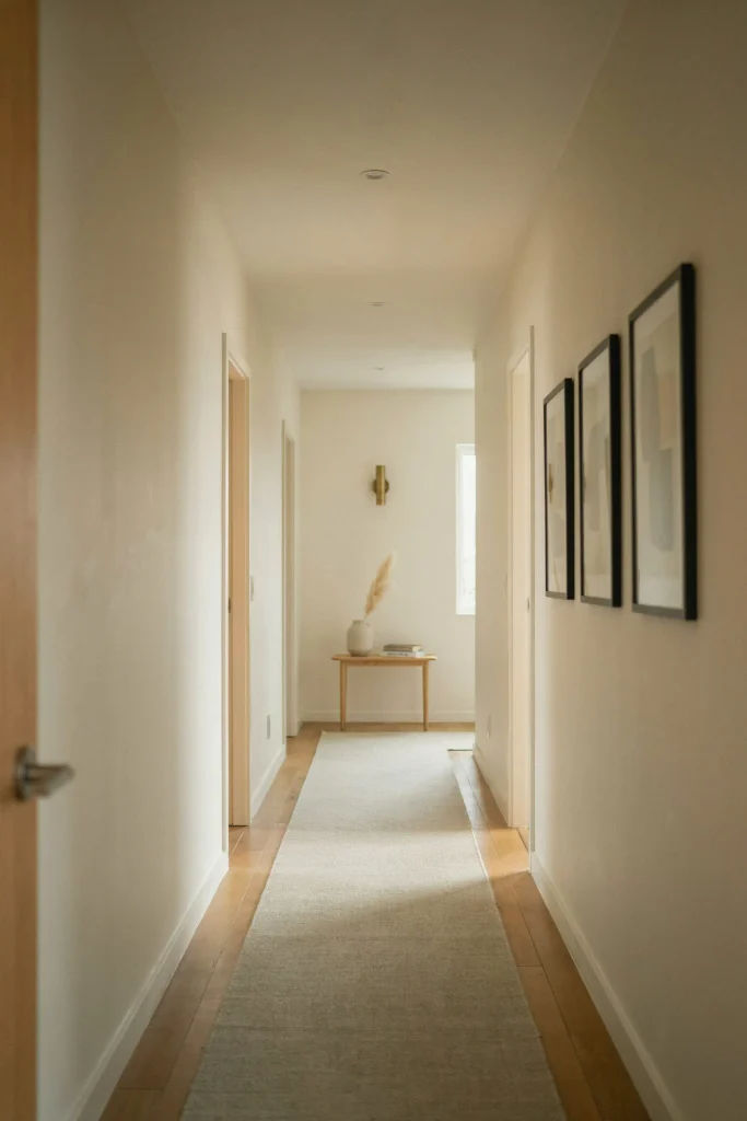 21 Narrow Hallway Decorating Ideas to Try Right Now 4 Soft Runner Rug