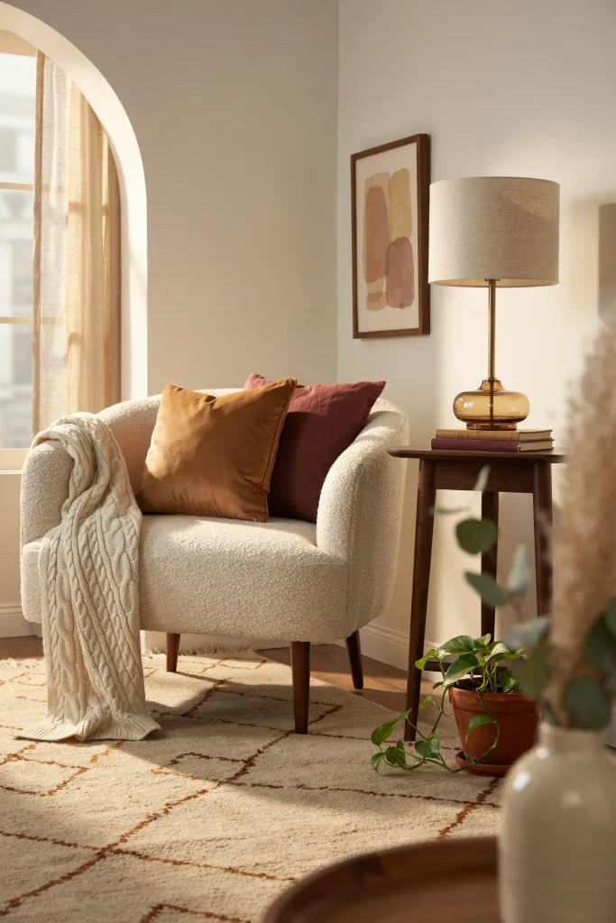 20 Fall Decorations for 2026 That Feel Truly Opulent 16 Textured Boucle Accents