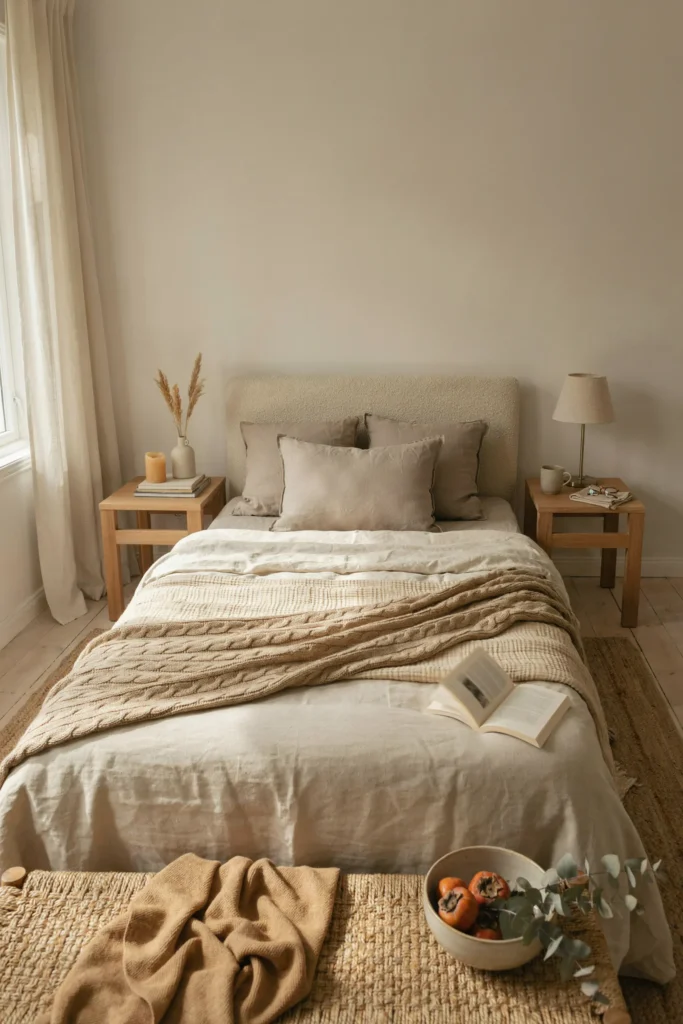 Textured Neutral Bedding