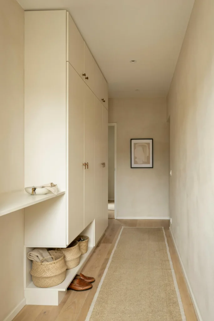 23 Narrow Entryway Ideas for Small Spaces You'll Love 8 Vertical Storage Tower