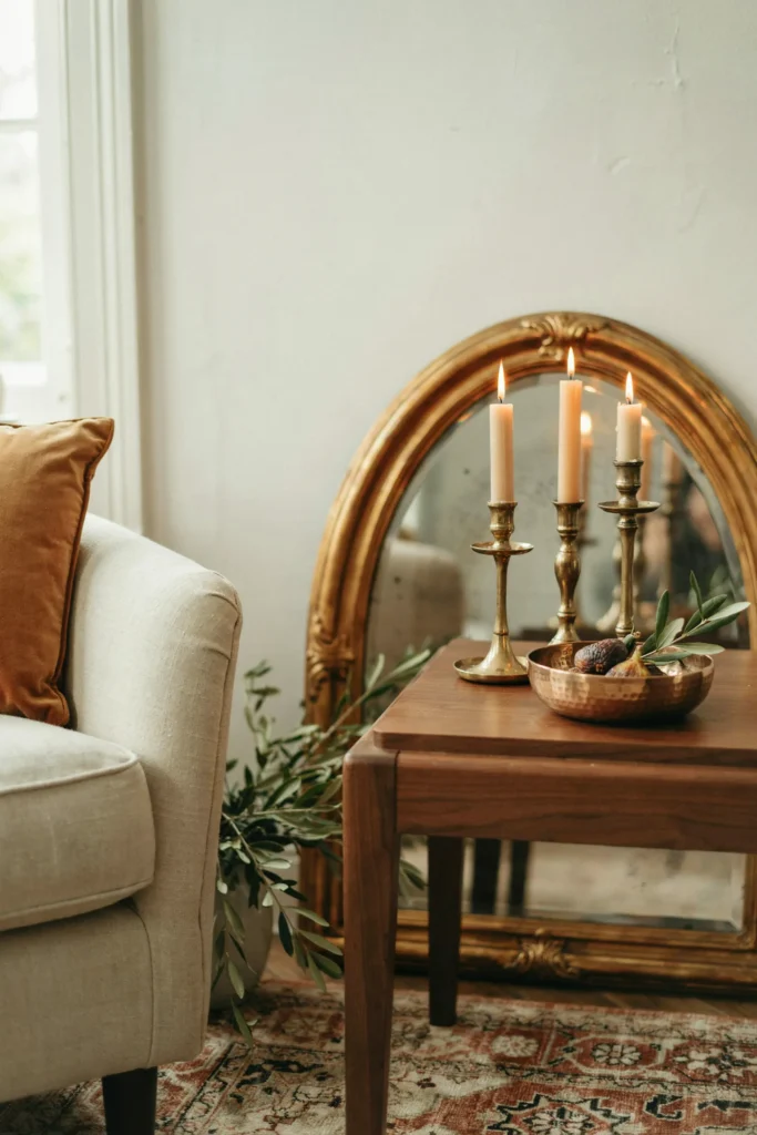 21 Elegant Fall Home Decor Ideas You'll Simply Adore 9 Warm Metallic Details