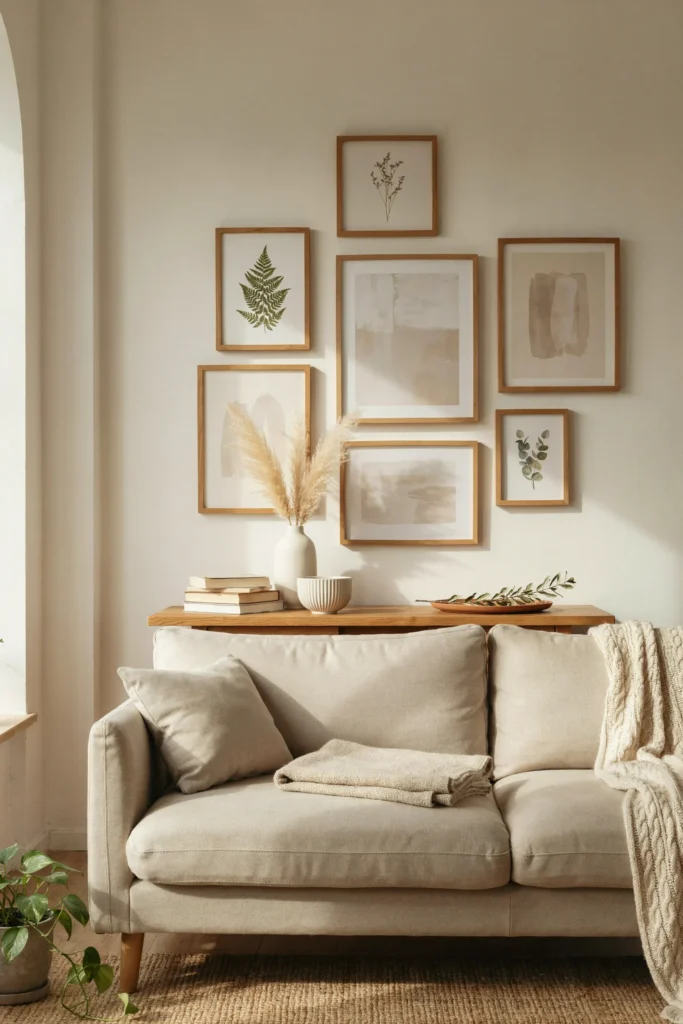 Warm Neutral Gallery Walls