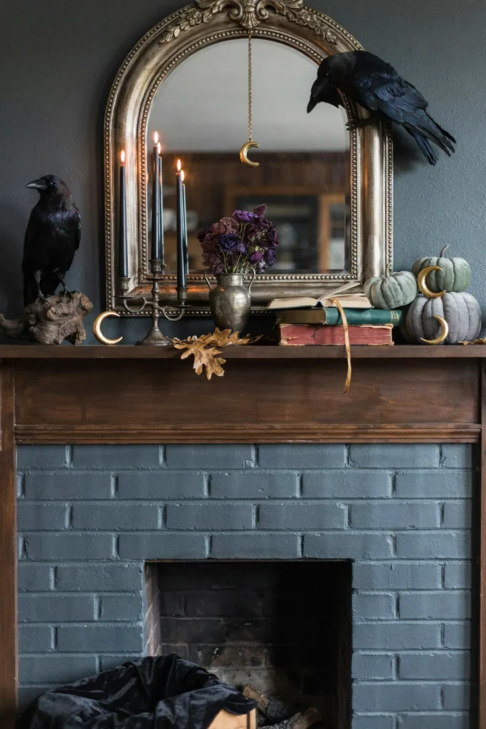 Witchy Fireplace Mantel