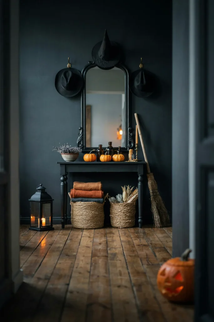 Witchy Halloween Entryway